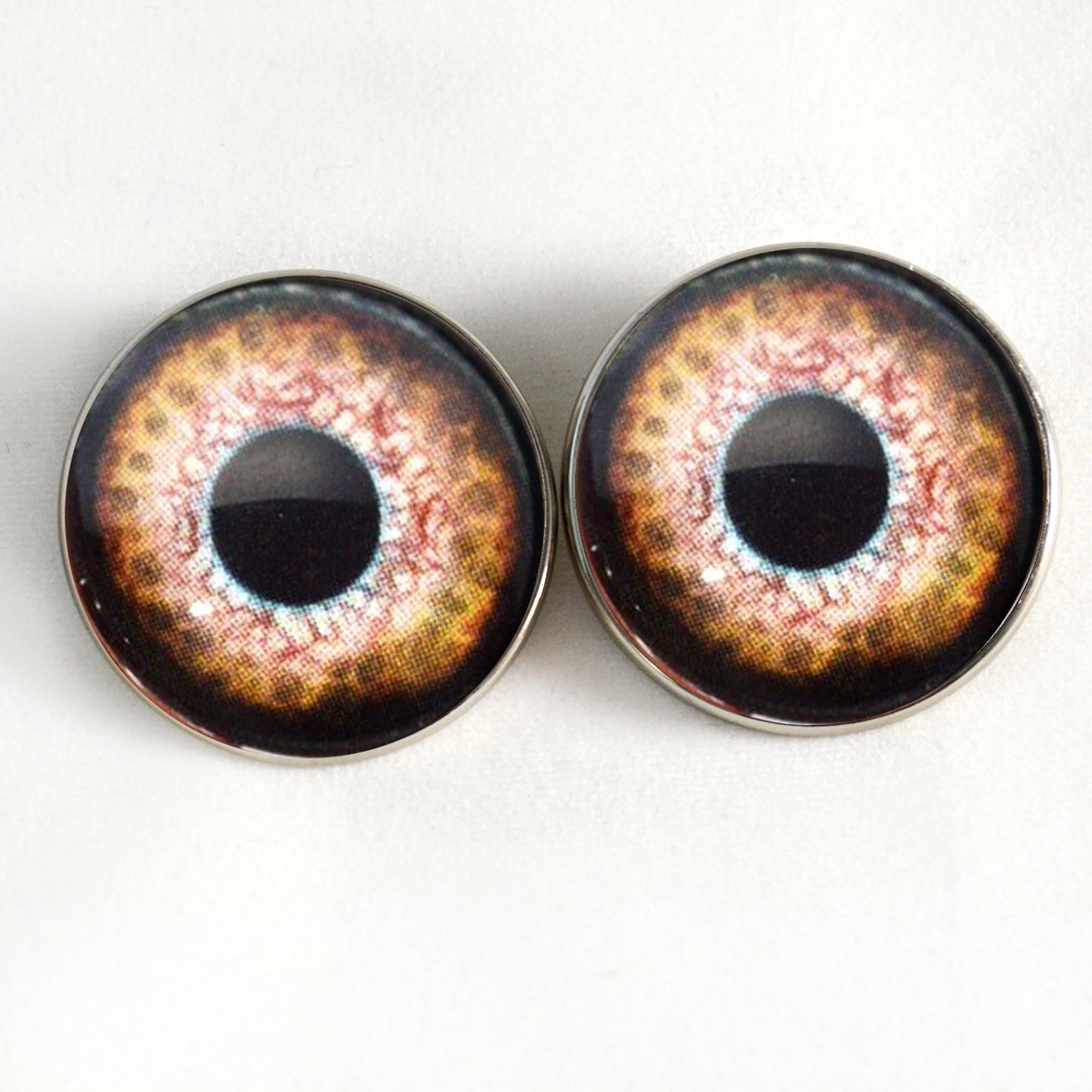 Loch Ness Monster Sew-On Button Glass Eyes