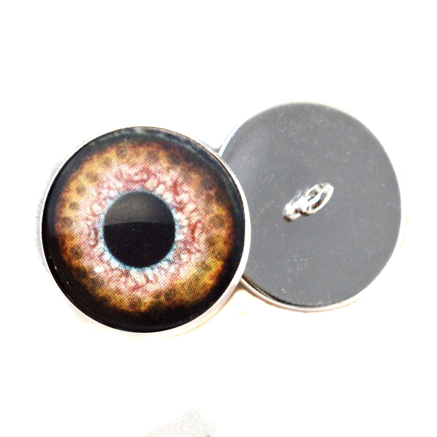 Loch Ness Monster Sew-On Button Glass Eyes