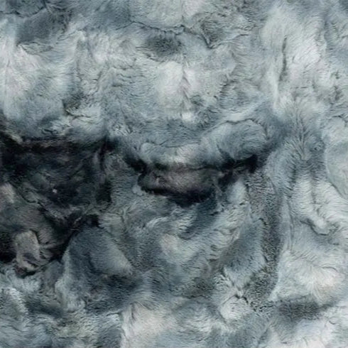 Luxe Cuddle Galaxy Berin Sea Fabric per yard