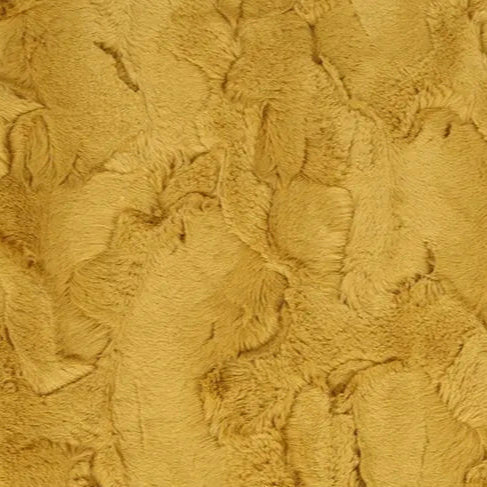 Luxe Cuddle Hide Golden Fabric per yard - ( 2/3 Yard Pack )