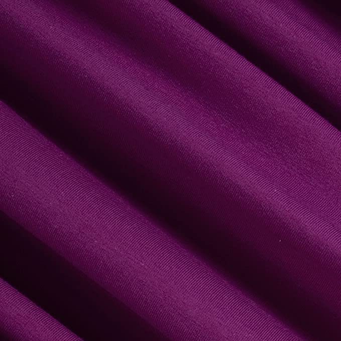 FabricLA 12oz Cotton Spandex Jersey Knit Fabric | Magenta