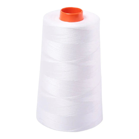 Mako Cotton Embroidery Thread 50wt 6452yds Natural White