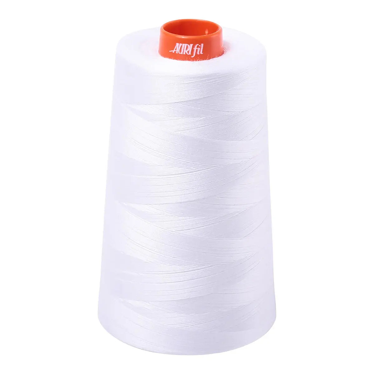 Mako Cotton Embroidery Thread 50wt 6452yds White