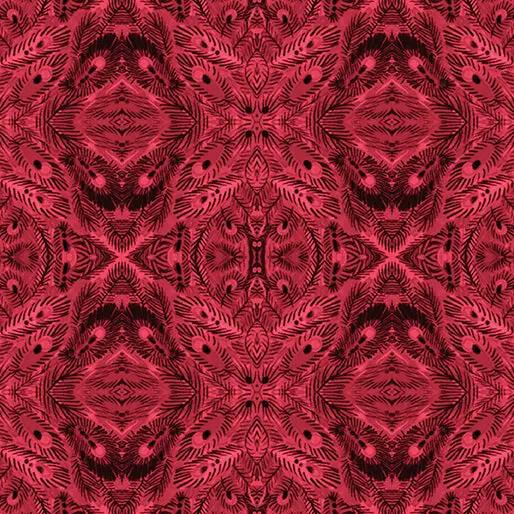 Mandalay Crimson Affinity Cotton 44"/45" Fabric Per Yard