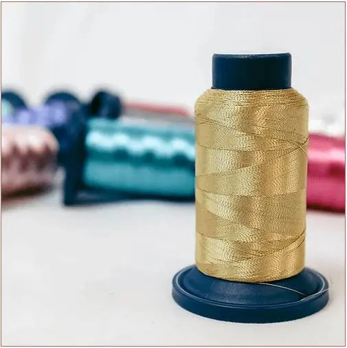 Metallic Thread 800M GOLD 4 – Prismatic Fiber Arts