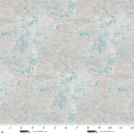 Mist Concrete Cotton Out of the Woodwork 44"/45" Fabric Per Yard
