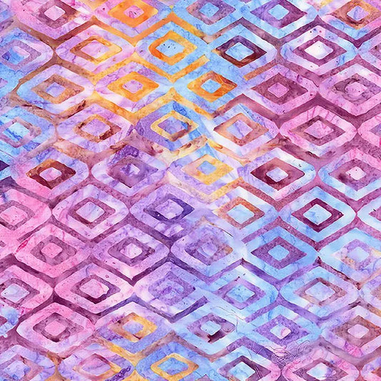 Multi Royal Daimonds Mayfair Cotton Wideback Fabric per yard