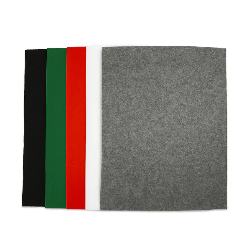3.2mm Thick Acrylic Felt Sheets – 12"x18" Multi-Color or Single Color Options