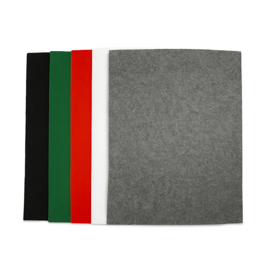 3.2mm Thick Acrylic Felt Sheets – 12"x18" Multi-Color or Single Color Options