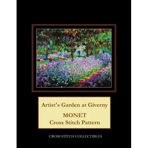 Artist's Garden at Giverny: Monet cross stitch pattern