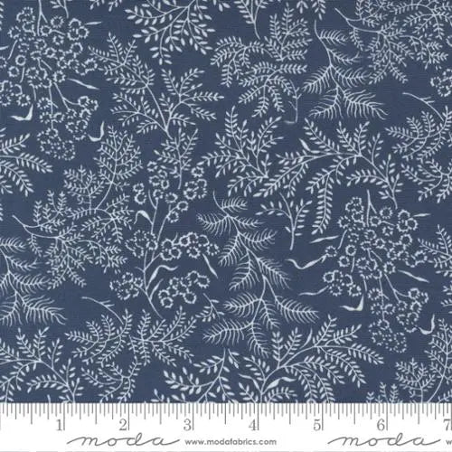 Nantucket Summer Navy Sconset Landscape Nature 44"/45" Fabric Per Yard