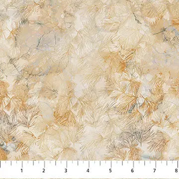 Natural Cream Fox Den Cotton Wideback Fabric per yard