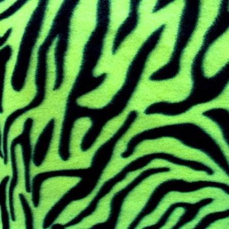 Zebra Print Fleece Fabric