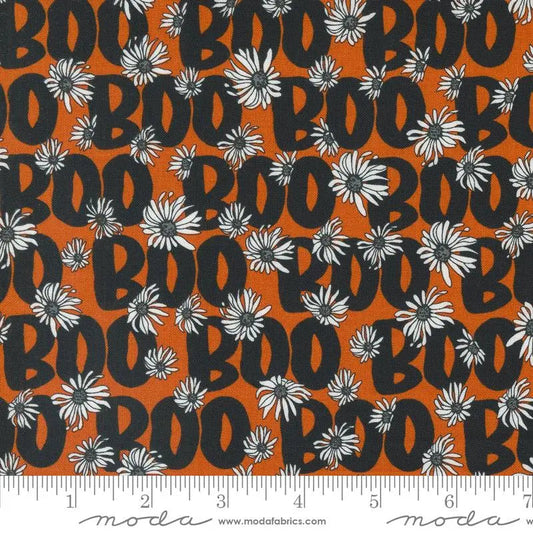 Noir Pumpkin Boo Orange 44"/45" Fabric Per Yard
