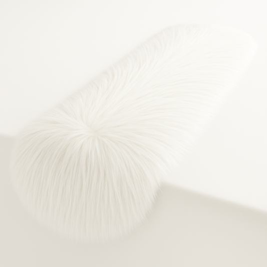 Faux Fur Table Runners – Elegant Decor for Every Occasion - Off White