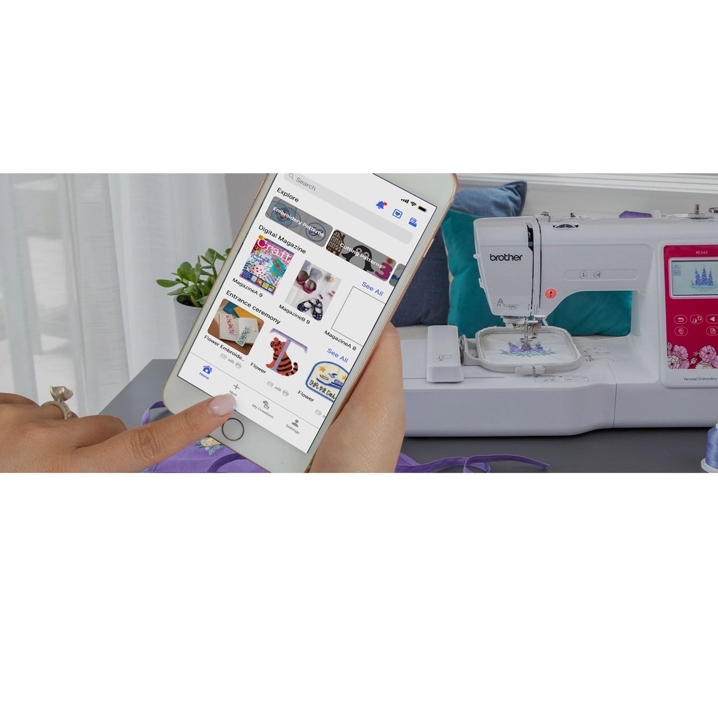 Brother PE545 Embroidery Machine