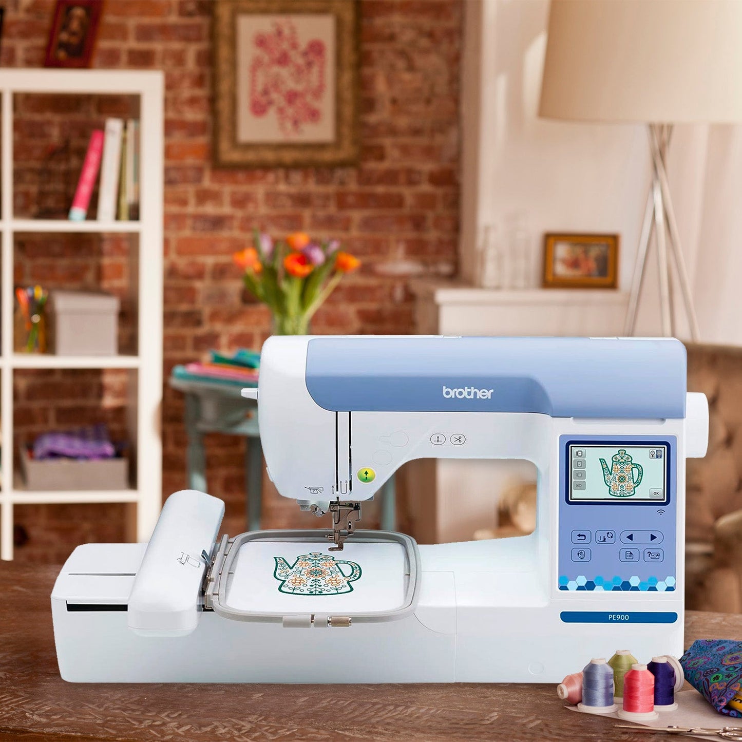 Brother PE900 Embroidery Machine w/ FREE Repositionable 5" x 12" Hoop