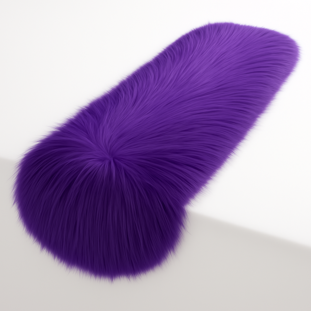 Faux Fur Table Runners – Elegant Decor for Every Occasion - Purple