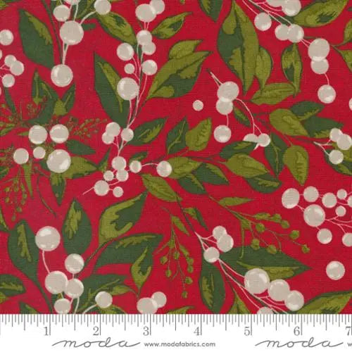 Pine Valley Berry Red 44"/45" Fabric Per Yard