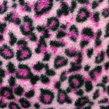 Leopard Print Fleece Fabric