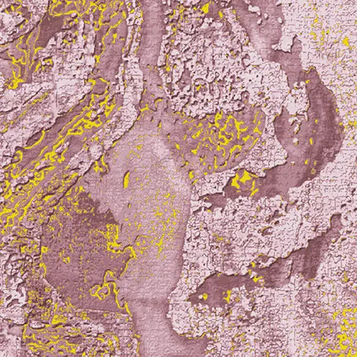 Purple Dried Clay Amethyst Cotton 44"/45" Fabric Per Yard