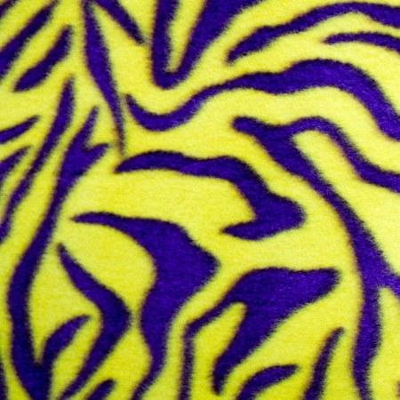 Zebra Print Fleece Fabric