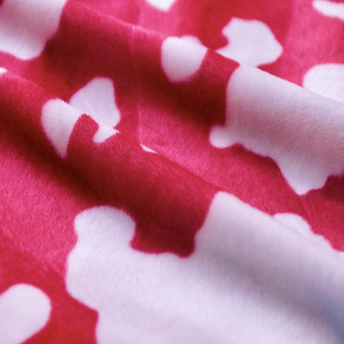 Cow Print Velboa Faux Fur