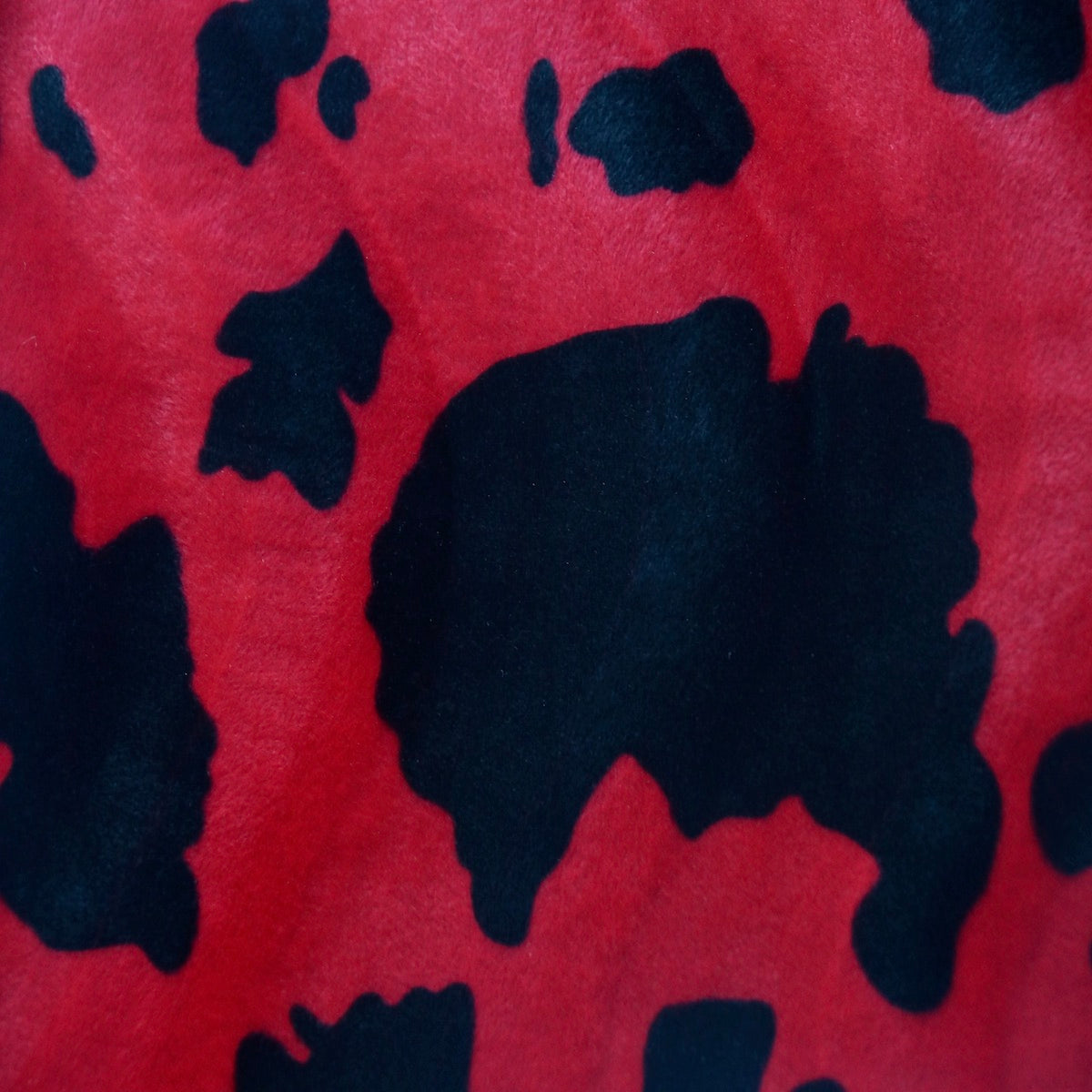 Cow Print Velboa Faux Fur