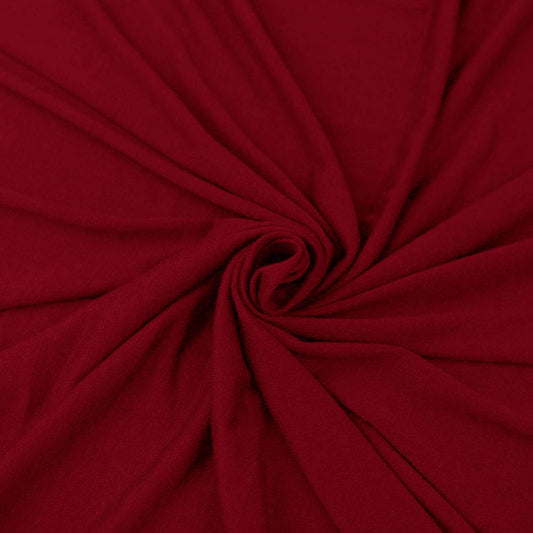FabricLA 10 oz Cotton Spandex Jersey Knit Fabric – 4-Way Stretch | Red