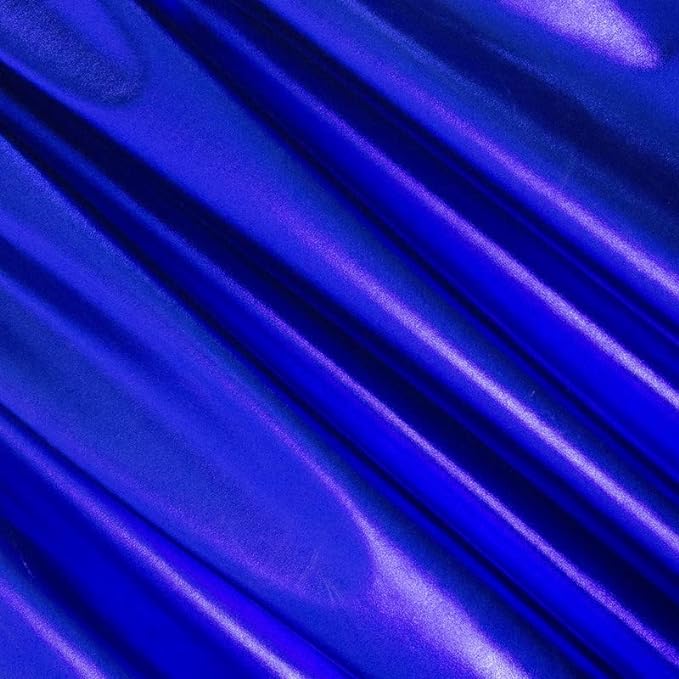 Hologram Metallic Foil Spandex Knit Fabric 4-Way Stretch, 60" Inch Wide| Multicolor