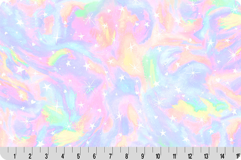 Unicorn Splash Cloud Cuddle Fabric per yard – Prismatic Fiber Arts