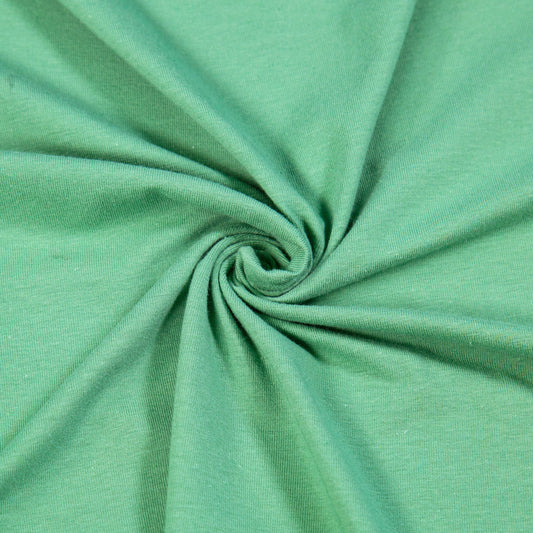 FabricLA 10 oz Cotton Spandex Jersey Knit Fabric – 4-Way Stretch | Sage