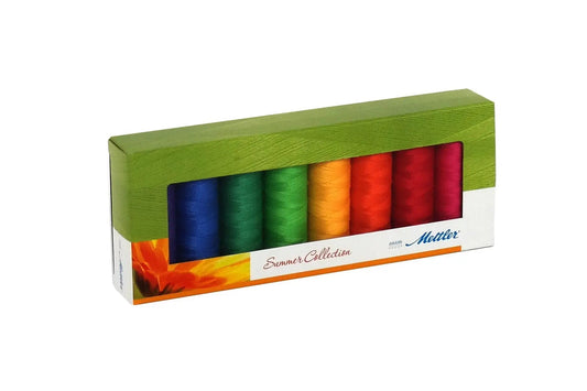Silk Finish Cotton Thread Set 8 Spools Summer