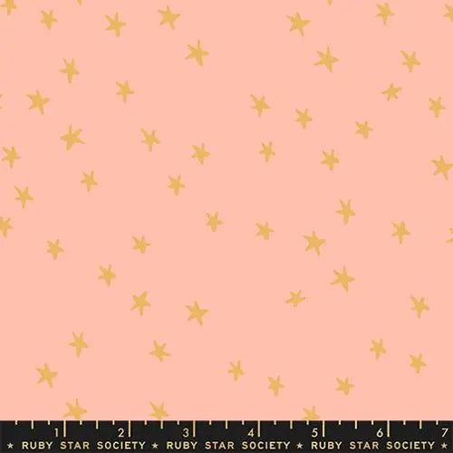 Starry New Peach 43"/44" Fabric Per Yard