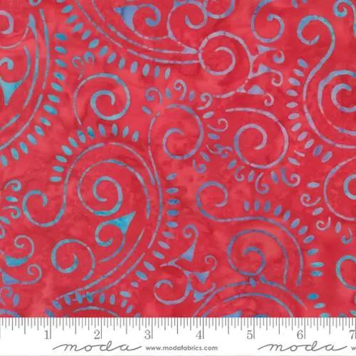 Sunburst Batiks Raspberry 4370-16 Cotton 44"/45" Fabric Per Yard