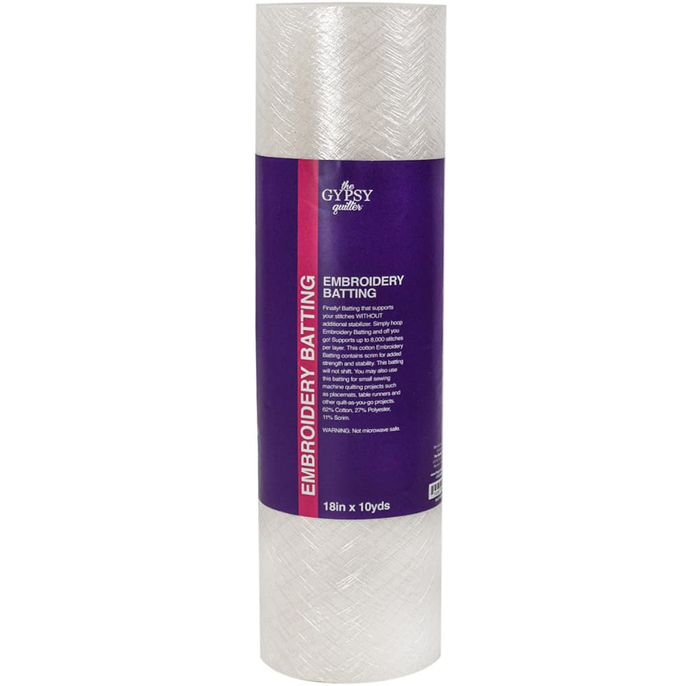 Gypsy Quilter Hoop Easy Embroidery Batting