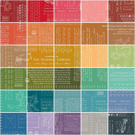 TYPE/ography Fat Quarter Bundle A