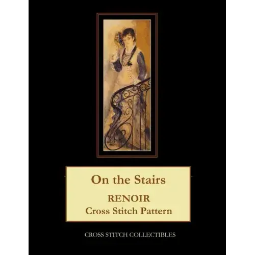 On the Stairs: Renoir Cross Stitch Pattern
