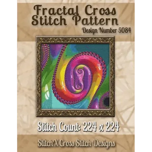 Fractal Cross Stitch Pattern: Design No. 5084
