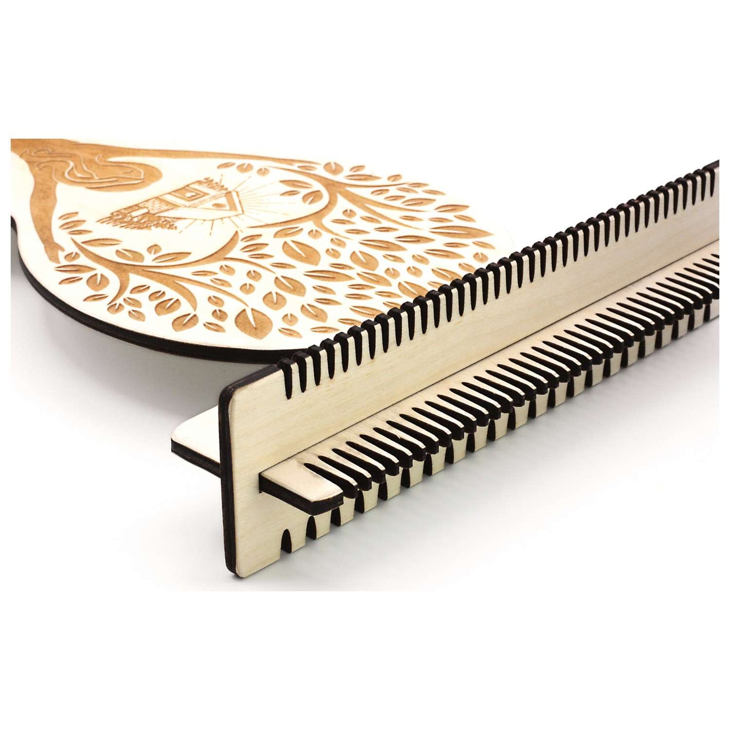 Jewel Loom Upright Wood Weaving Loom Large "ROOTED" Kit