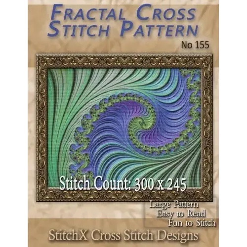 Fractal Cross Stitch Pattern No. 155