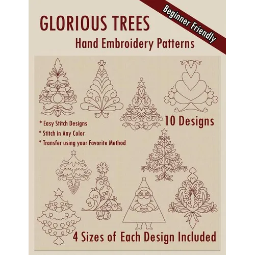 Glorious Trees Hand Embroidery Patterns