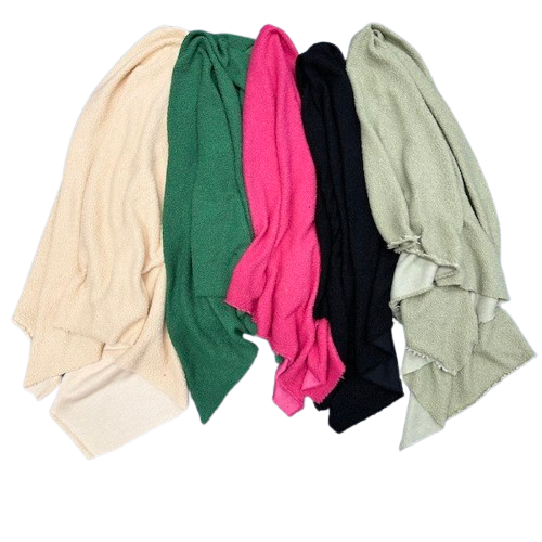 Terry Knit Faux Wool Boucle Fabric