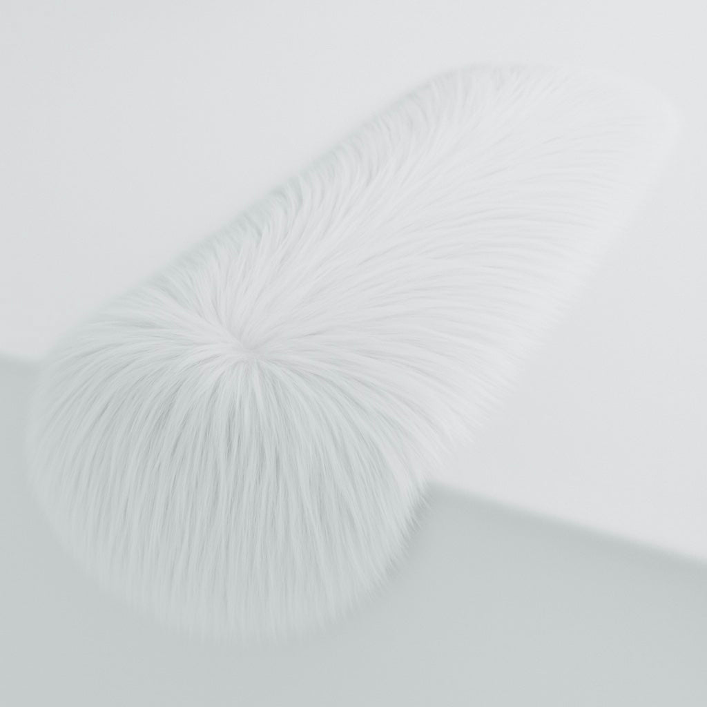 Luxurious Shaggy Faux Fur Tablecloth | Elegant Faux Fur for Dining Table by FabricLA