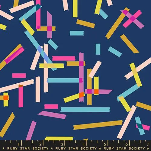 Washi Plus Bluebell Novelty Tape 43"/44" Fabric Per Yard