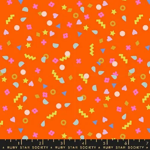 Washi Plus Goldfish Ditsy Childerns 43"/44" Fabric Per Yard