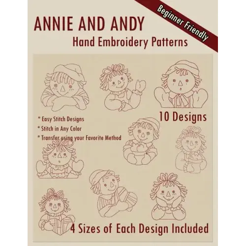 Ann and Andy Hand Embroidery Patterns