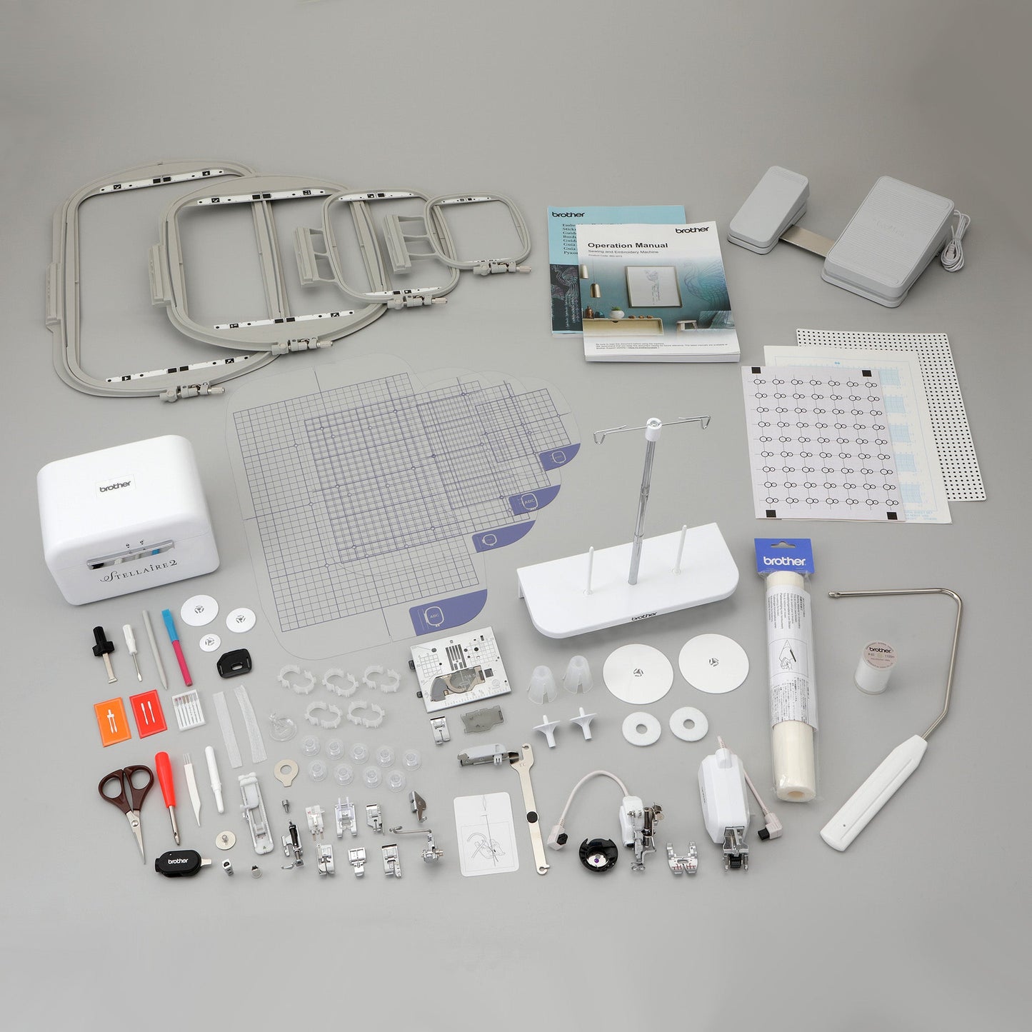 Brother Stellaire 2 Innov-ís XJ2 Sewing & Embroidery Machine with FREE Bundle