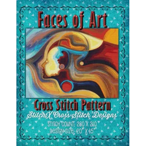 Faces of Art Cross Stitch Pattern