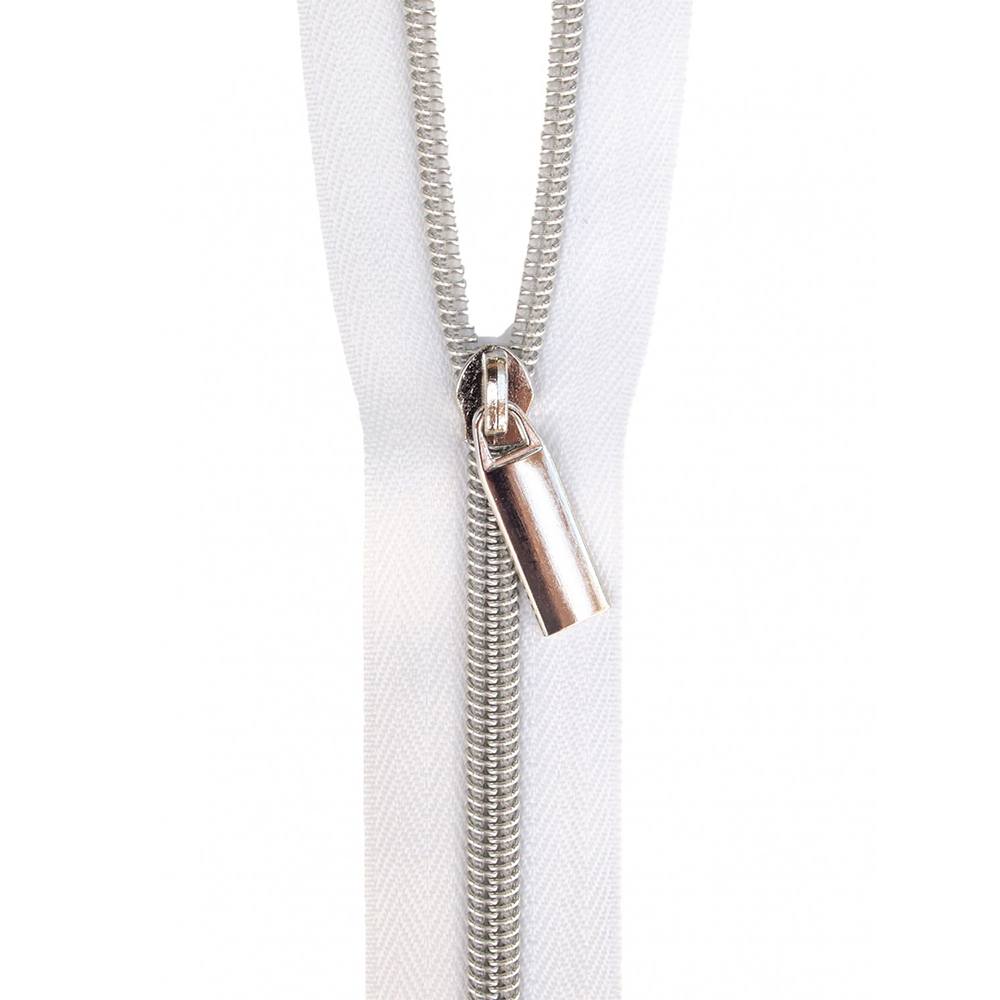 Sallie Tomato, #5 Nylon Coil Zipper (3yds) w/ 9 Zipper Pulls